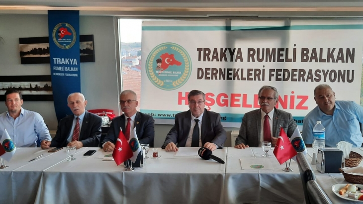 TRAKYA RUMELİ BALKAN DERNEKLERİ FEDERASYONU BASIN AÇIKLAMASI 