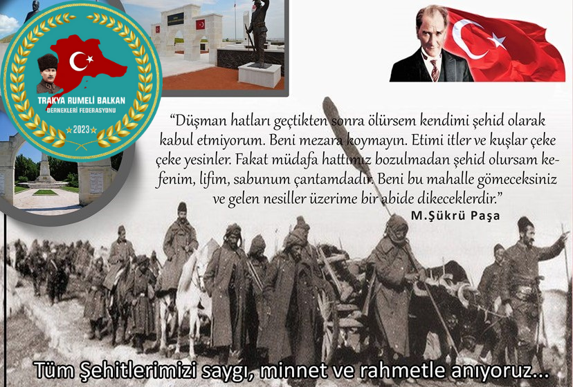 26 MART BALKAN ŞEHİTLERİ ANMA GÜNÜ KUTLU OLSUN