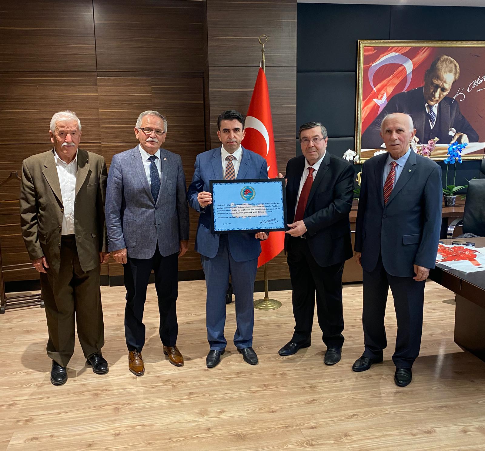 ÇORLU KAYMAKAMI SAYIN MURAT EREN'i ZİYARETİ