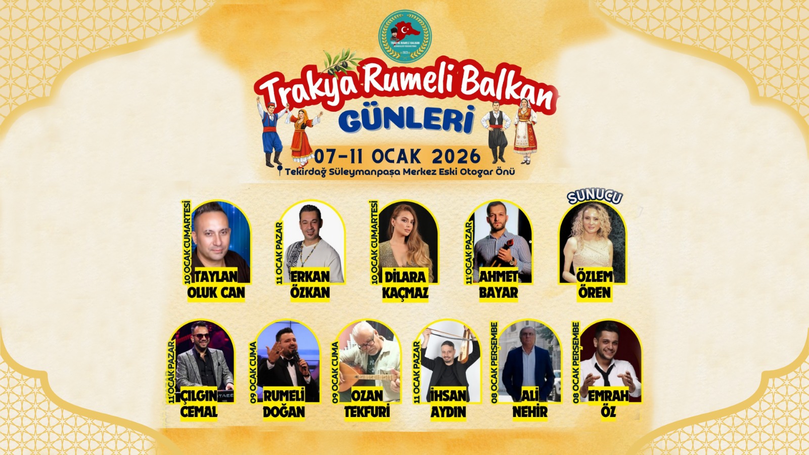 TRAKYA RUMELİ BALKAN GÜNLERİ ve TARİHİ MİRAS FESTİVALİ